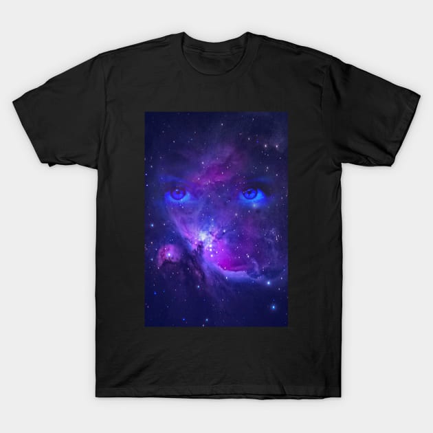 Cosmic Eyes T-Shirt by tjimageart